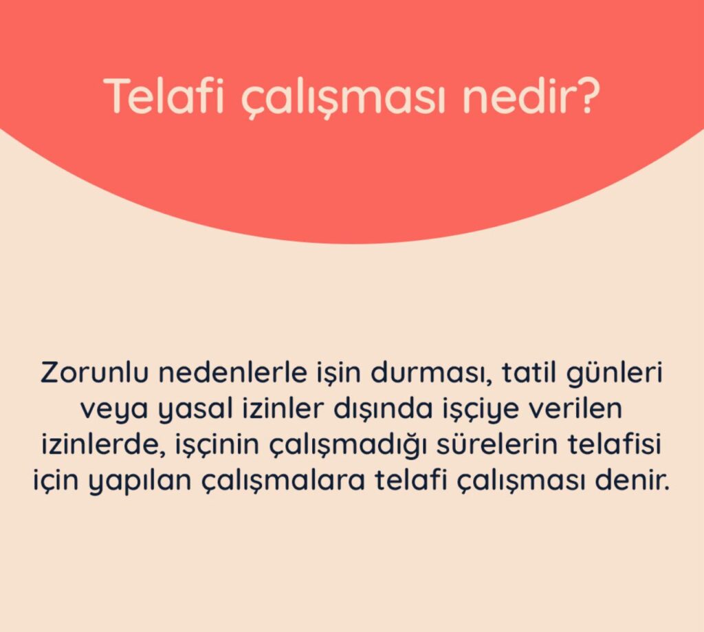 telafi çalışması nedir