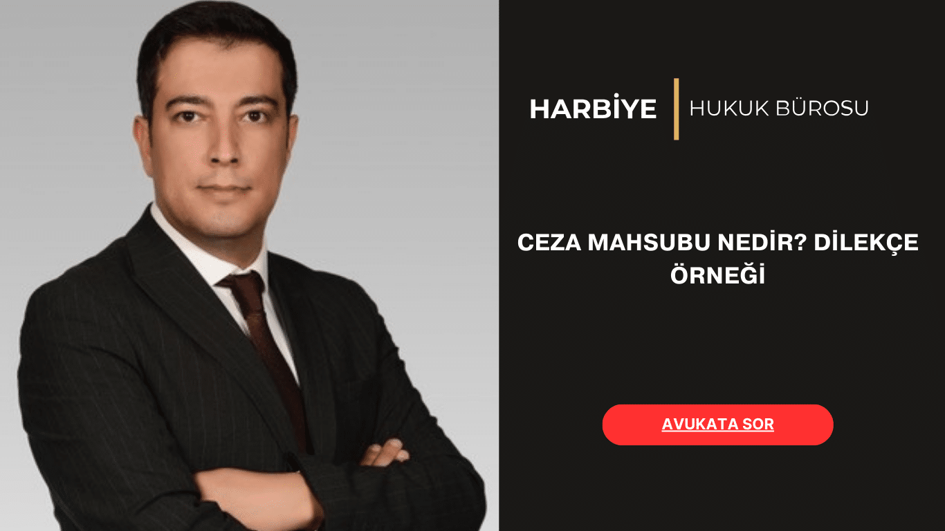 CEZA MAHSUBU NEDİR DİLEKÇE ÖRNEĞİ