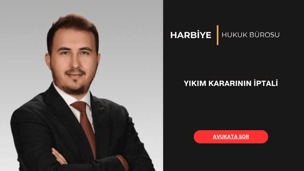 YIKIM KARARININ İPTALİ