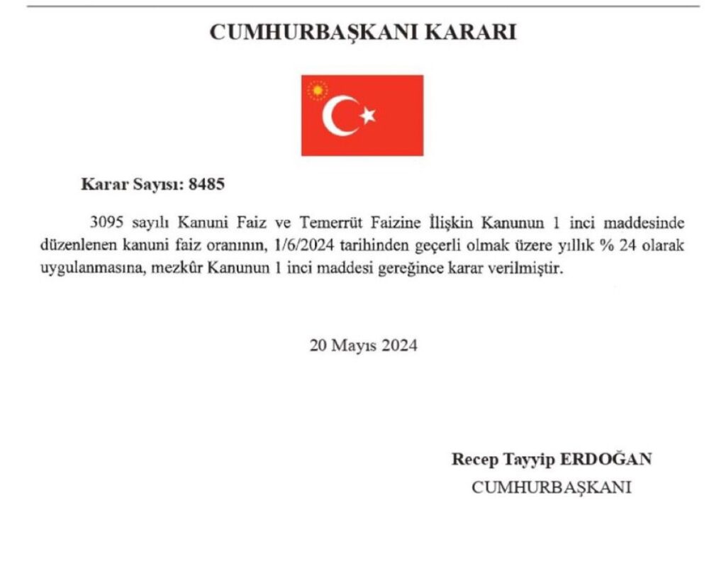 YASAN FAİZ ORANI GÜNCEL