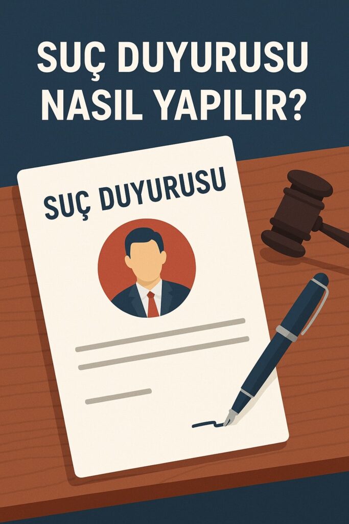 suç duyurusu nasıl yapılır