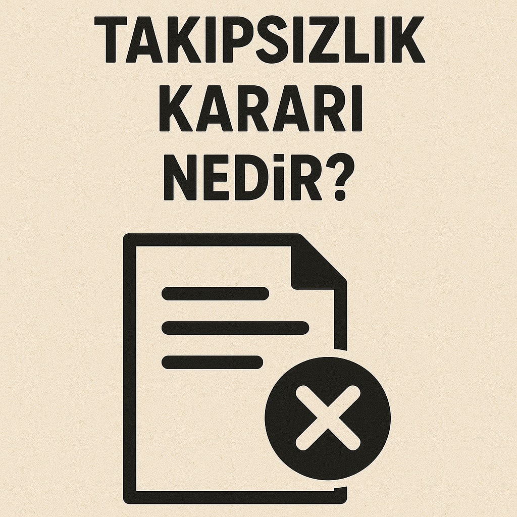 TAKİPSİZLİK KARARI NEDİR