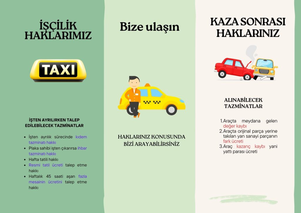 TAKSİ ŞÖFÖRLERİNİN HAKLARI