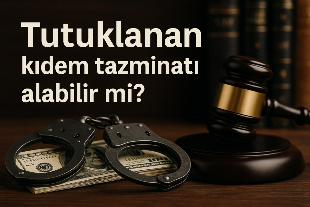 TUTUKLANAN İŞÇİ KIDEM TAZMİNATI ALABİLİR Mİ